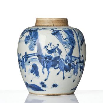 Bojan, porslin. Qingdynastin, Kangxi (1662-1722).