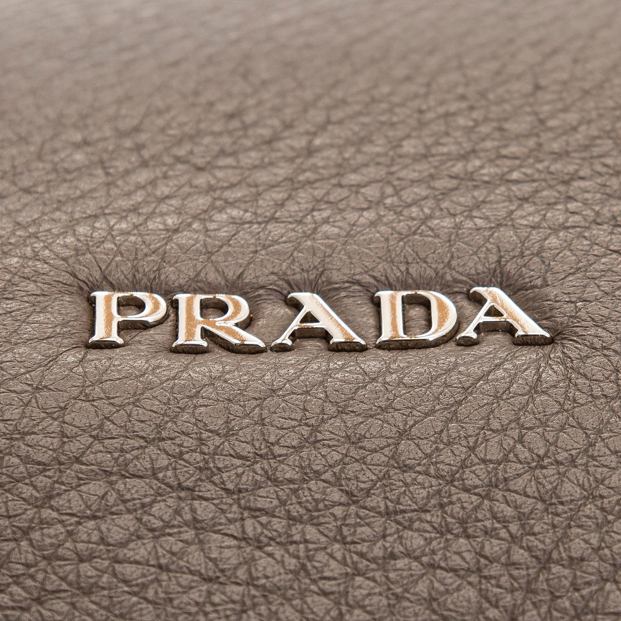 Prada, a 'Cervo Zipper Hobo' bag.