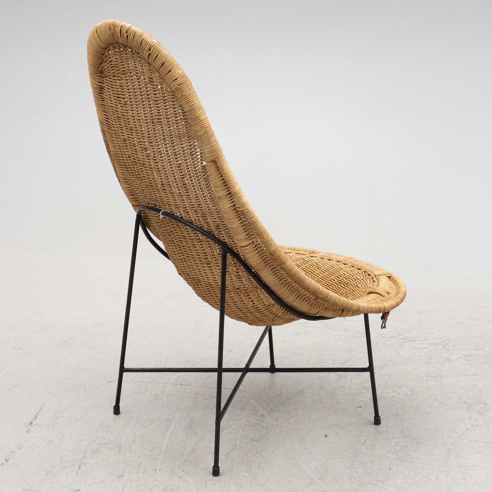 Kerstin Hörlin-Holmquist, an armchair, "Stora Kraal", designed for Nordiska Kompaniet's Triva series in 1952.