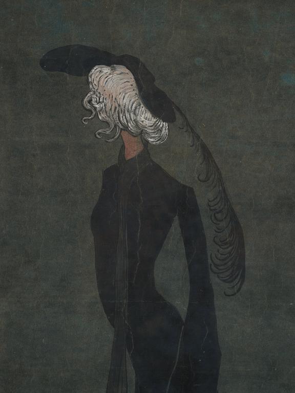 Axel Törneman, Lady in black.