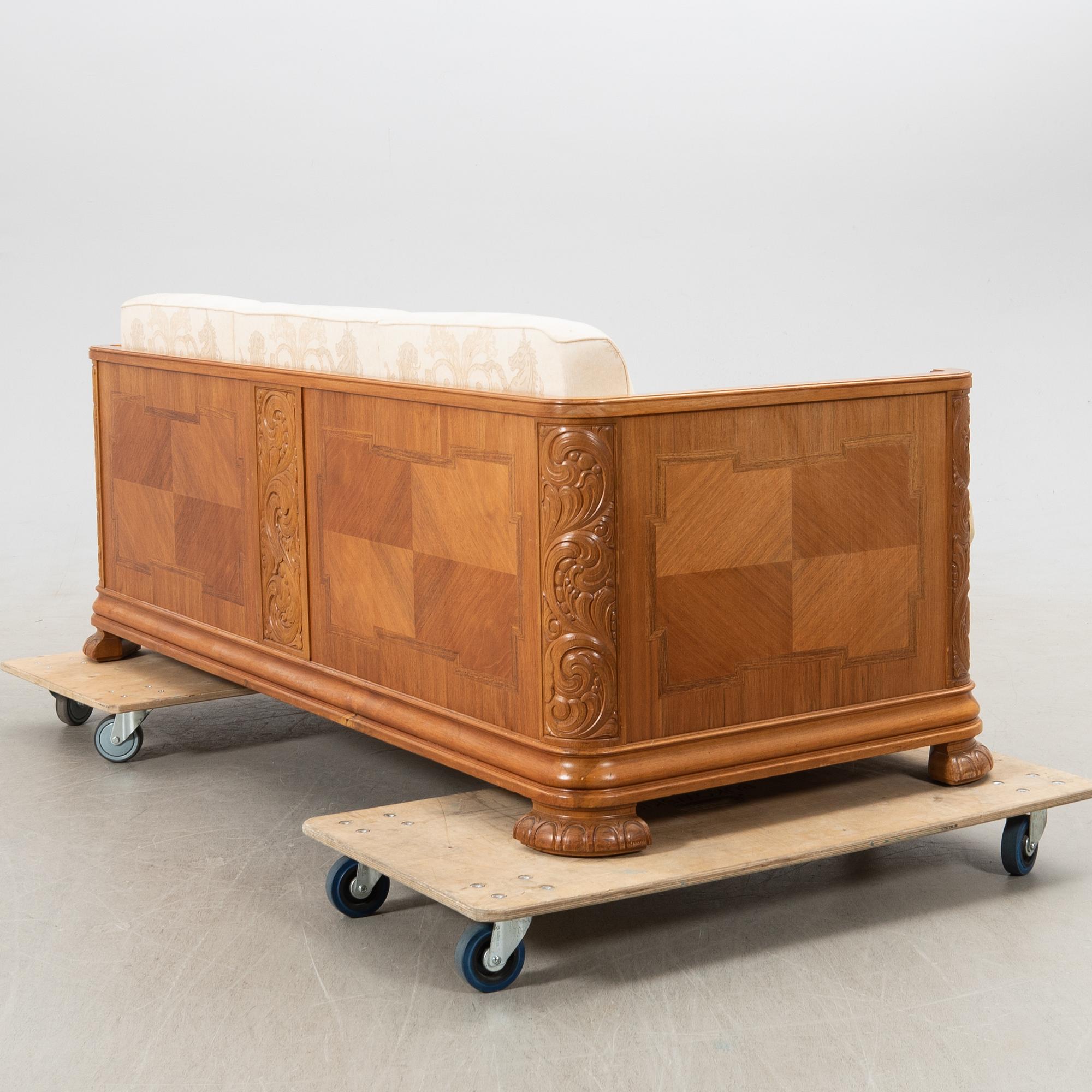 Sofa, Baroque style, 1940s.