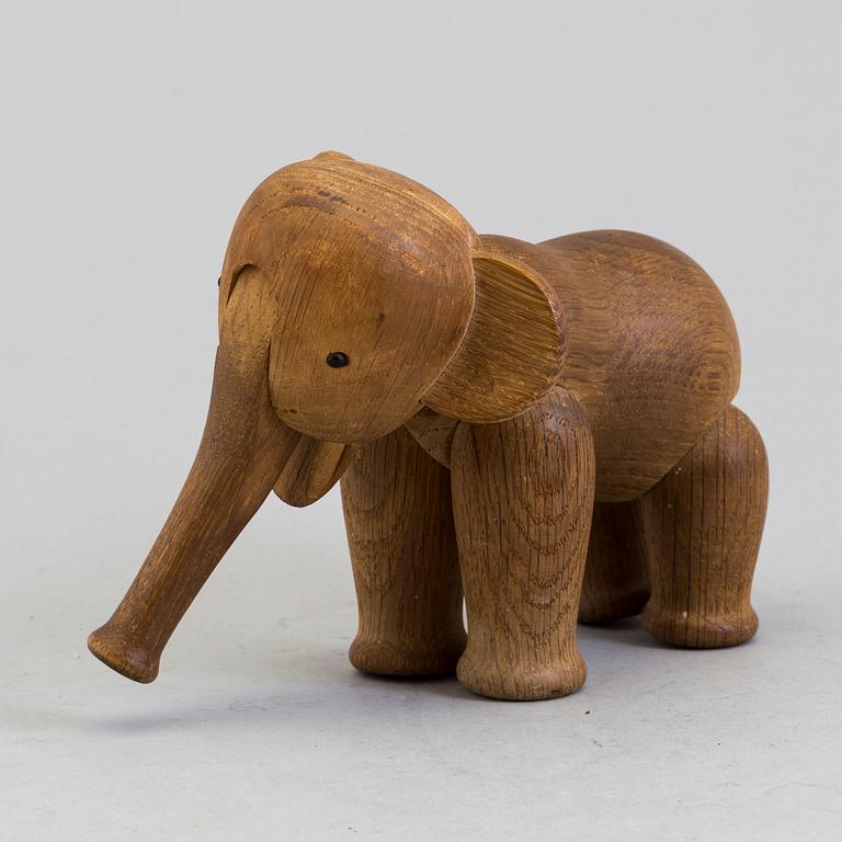 A wooden elephant design KAY BOJESEN, Denmark.