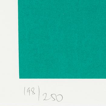 Franco Costa, silkscreen in colours, signed 148/250.