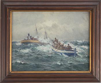 EMIL EKMAN, oil on board, signed and dated 1930.