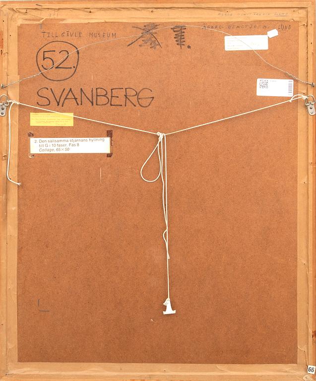 Max Walter Svanberg, "The Strange Star's Tribute to G in Phases. Phase 8".