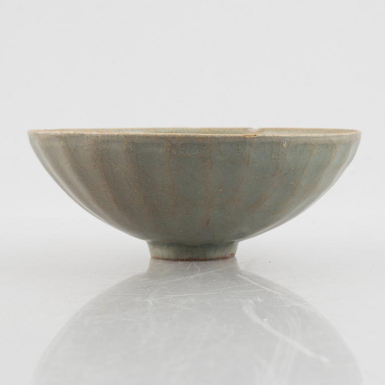 A celadon bowl, Joseon dynasty or possibly Yuan.
