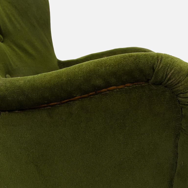 Ilmari Lappalainen, a pair of 1950's 'Laila' armchairs for Asko, Finland.