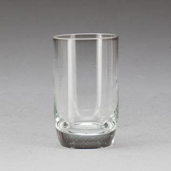 SCHATULL, med 6 glas. 1900-tal.