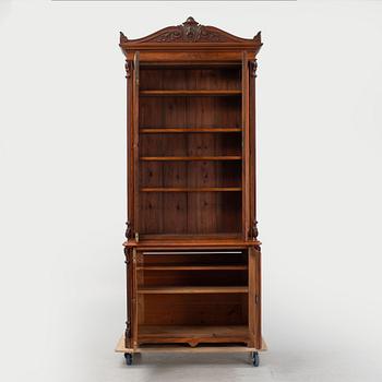 A book cabinet, 1870's.