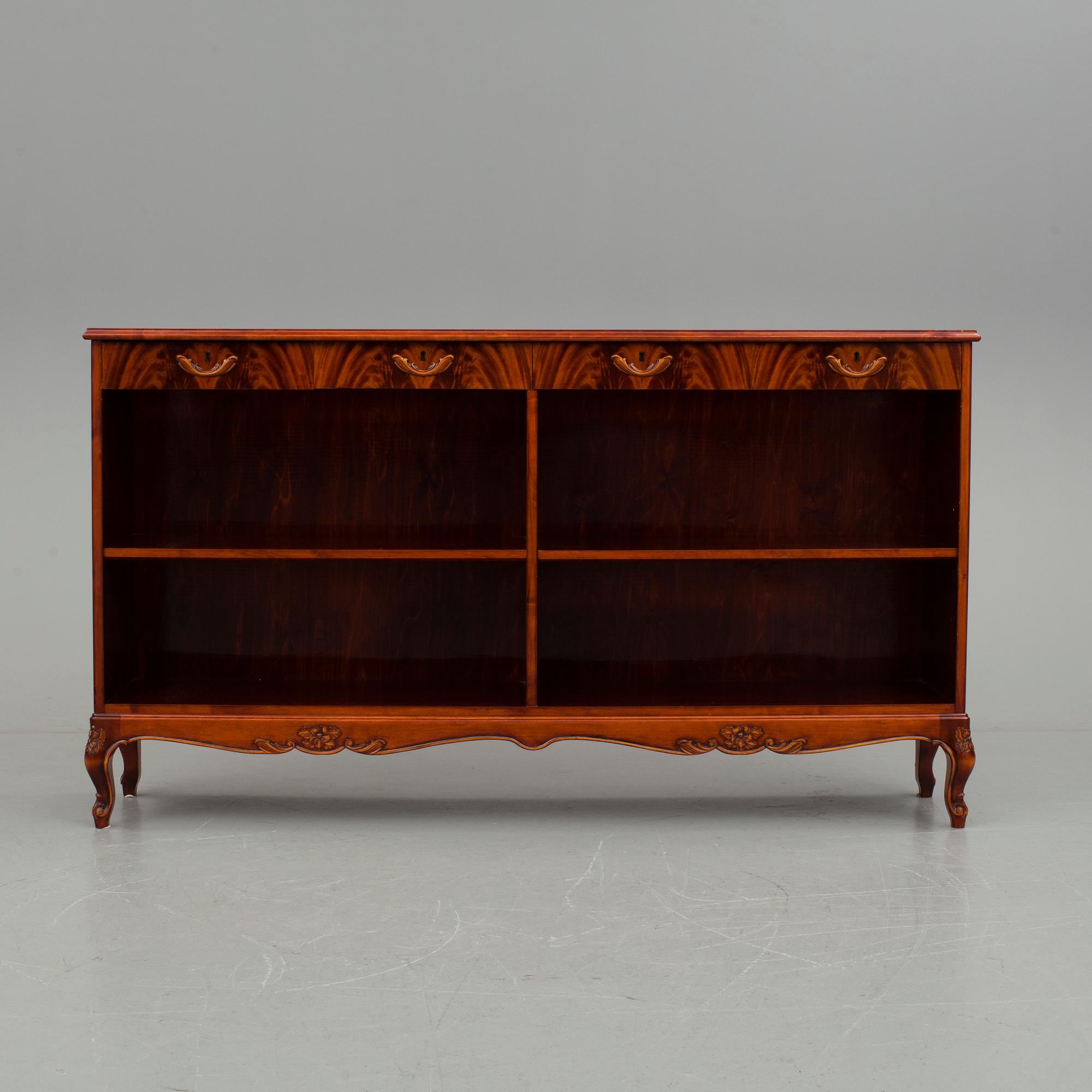 BOKHYLLA, mahogny. 1900-talets mitt.