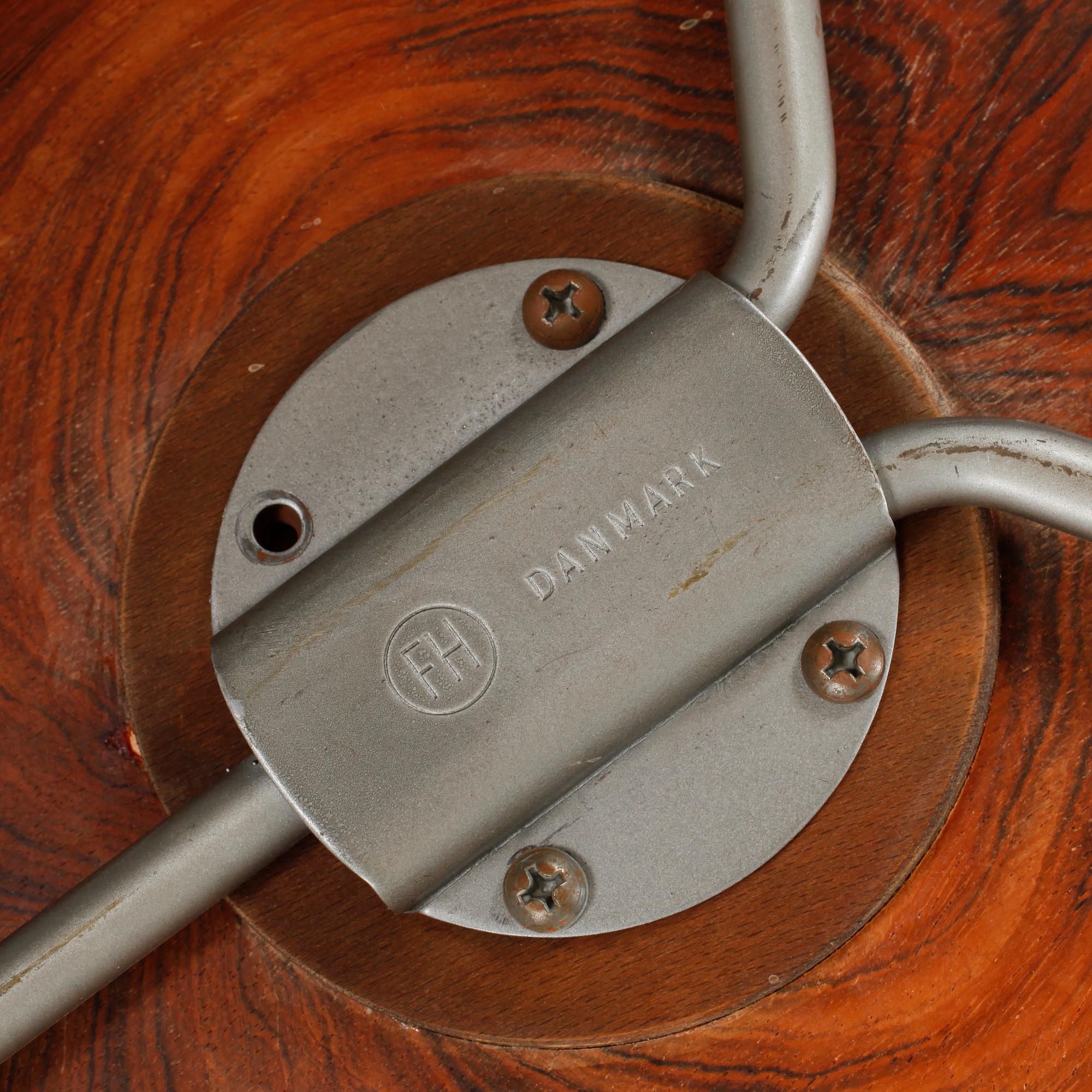 ARNE JACOBSEN, stolar, 4 st, "Myran", Fritz Hansen, 1900-talets mitt. CITES-intyg medföljer.