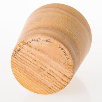 TIINA NORDSTRÖM, veistos, "Lehtikaktus", signeerattu Tiina Nordström Iittala 1991.