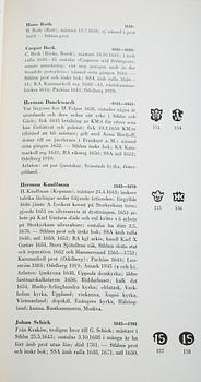 BOK, "Svenskt silversmide 1520-1850", av bl a Erik Andrén, Nordisk Rotogravyr, Stockholm, 1963.