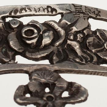 PARTI SILVER, 6 delar. 1816 - ca 1900. Vikt 674 g.