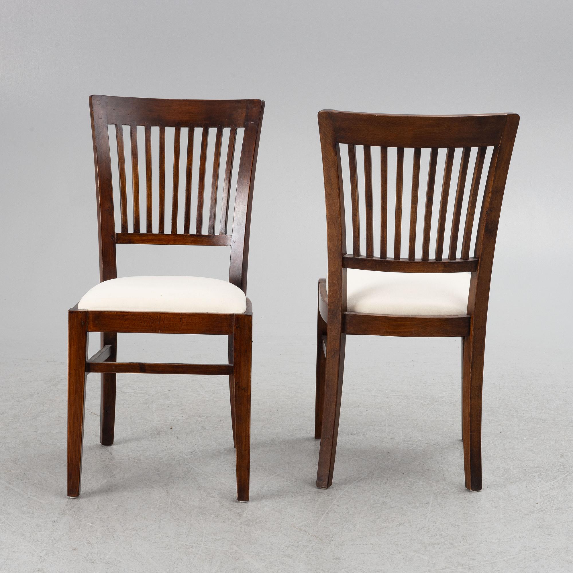 Six chairs, France, late 20th century/21st century.