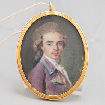 Anton Ivanovich Hornung, Miniature,  by Joseph Hornung, signed Hornung fecit.