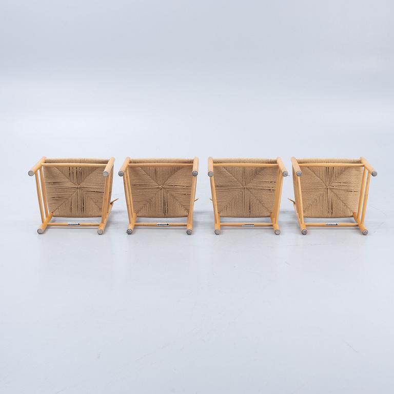 Børge Mogensen, chairs, 4 pcs, "J39", Denmark, second half of the 20th century.