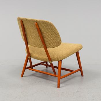 ALF SVENSSON, fåtölj, "Teve", Ljungs Industrier, Bra Bohag, 1950-tal.