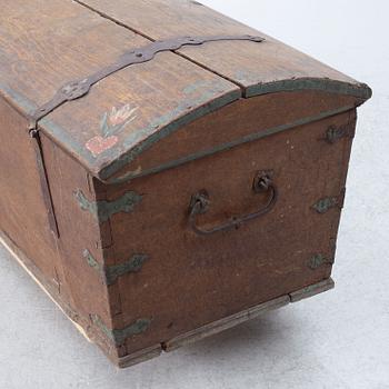 A swedish wooden chest, dated 1798.
