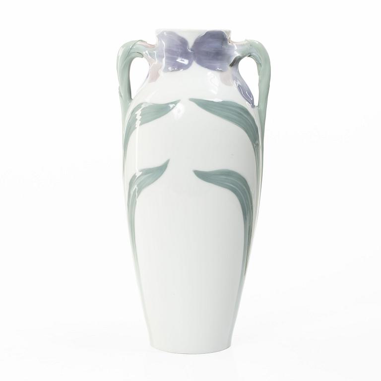 Karl Lindström, & Waldemar Lindström, an Art Nouveau porcelain vase, Rörstrand.