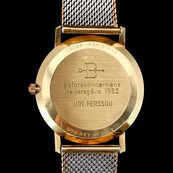 ARMBANDSUR, 18 k guld, Tissot Seastar, 1980-tal, quartz.
