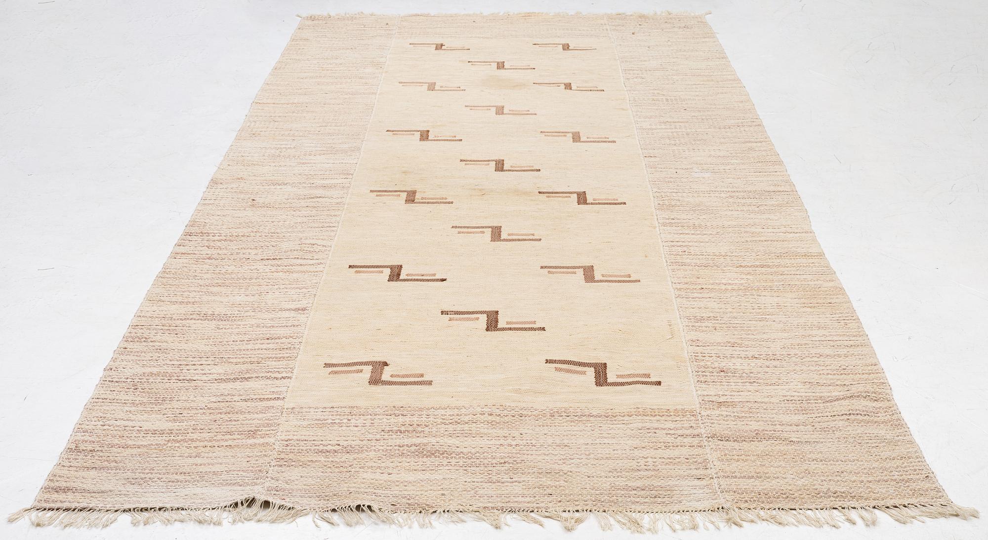 A 1920''s Swedish rag rug, c. 445 x 198 cm.