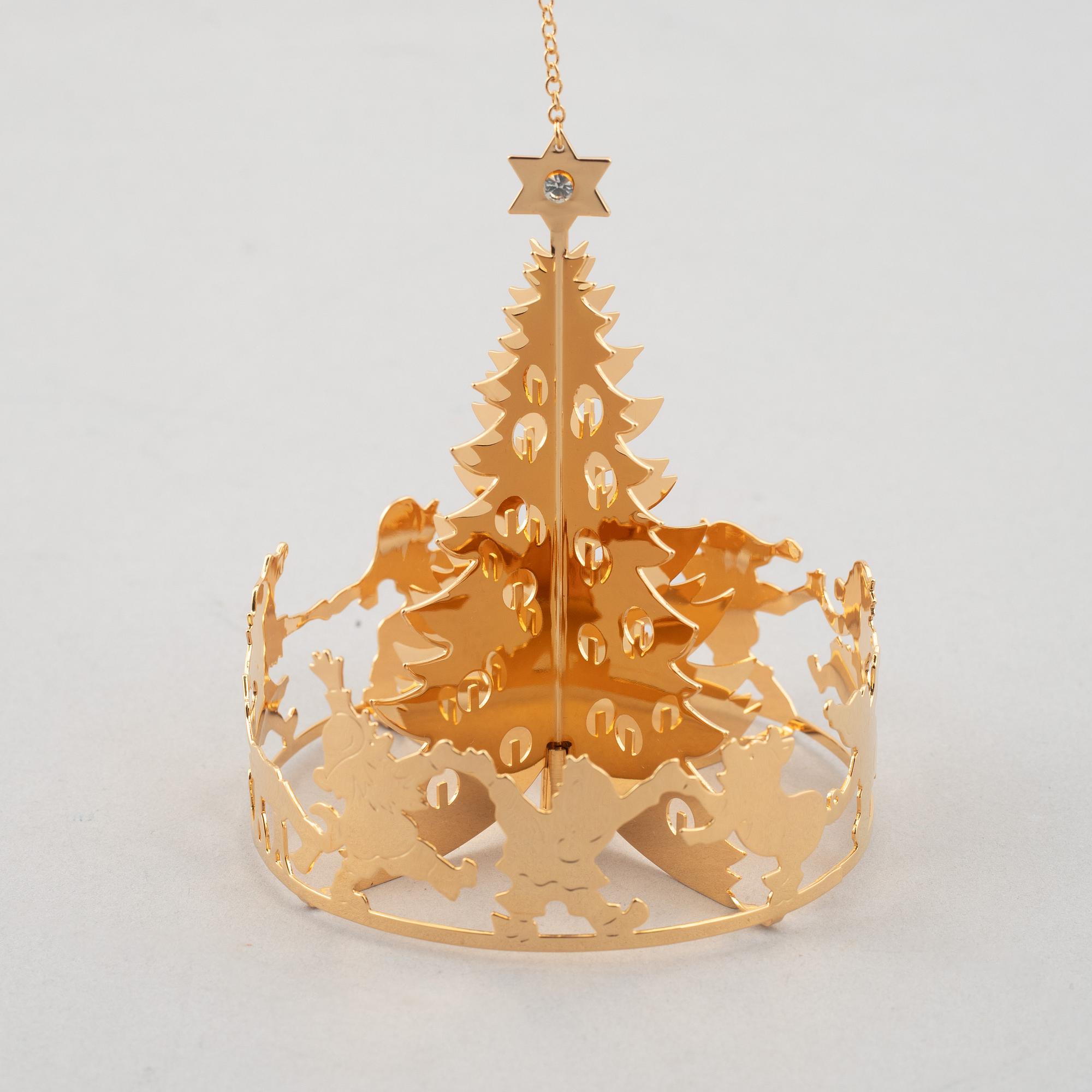 Georg Jensen, Christmas tree decorations, Denmark, 1980s-90s (14 pcs).