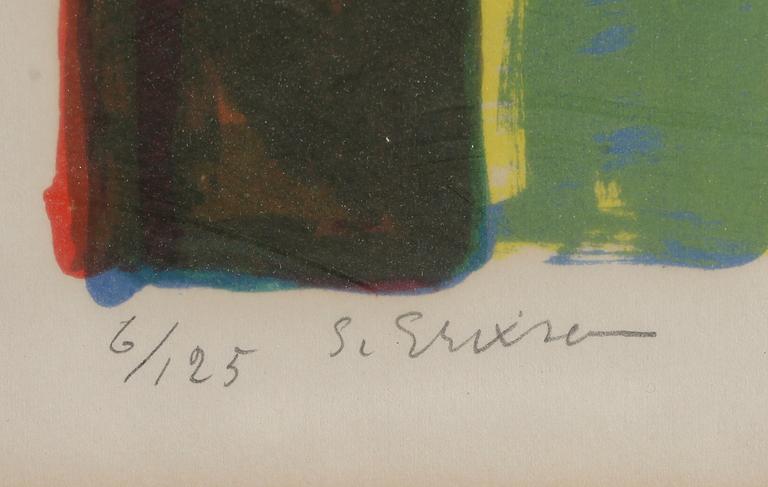 SVEN X:ET ERIXSON, färglitografi, signerad och numrerad 6/125.