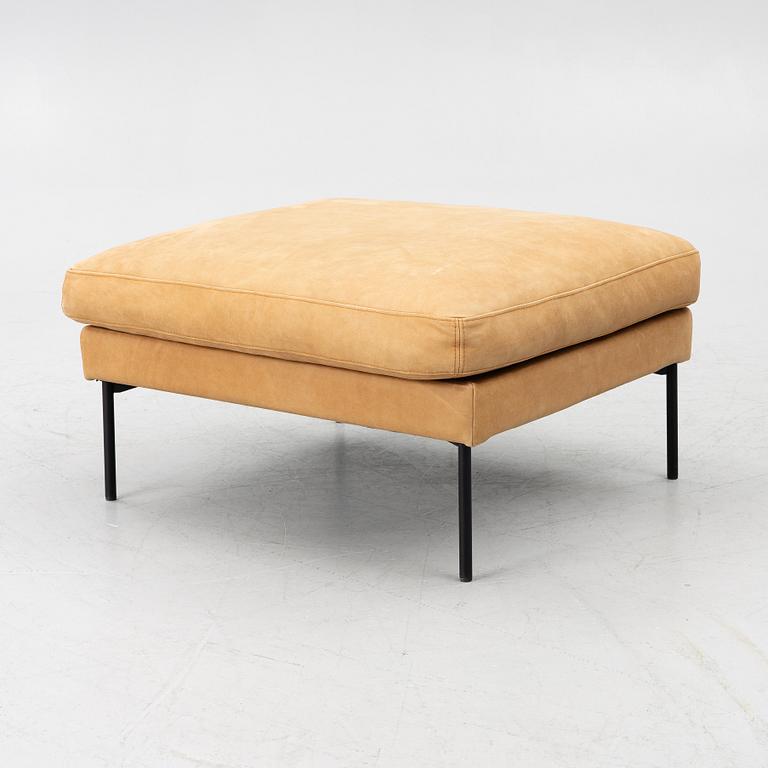 Sofa with footstool/chaise longue, exceptional, period.