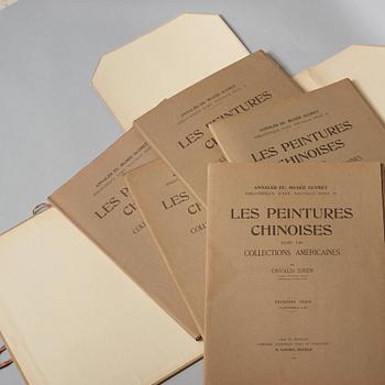 OSVALD SIREN, Les Peintures Chinoises dans les Collections Americaines, fem serier, 1927-1928.