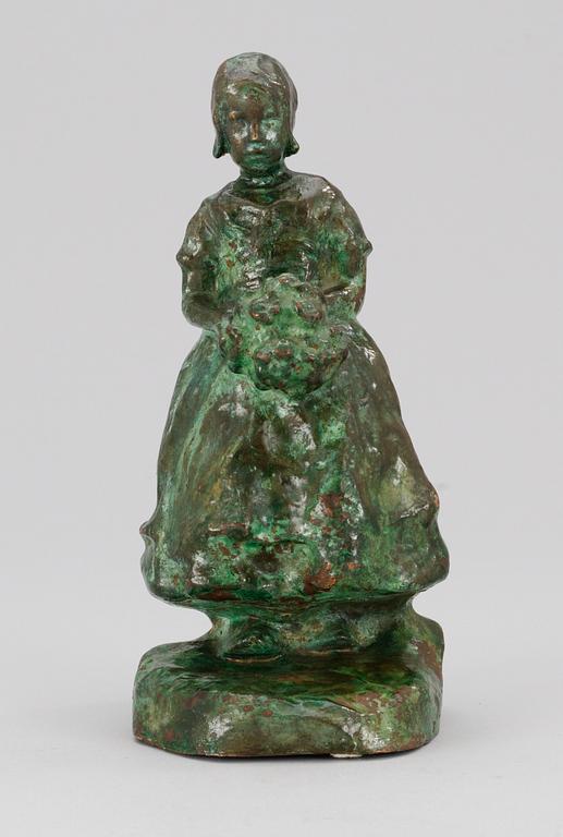 Ruth Milles, Flicka med blomsterbukett.