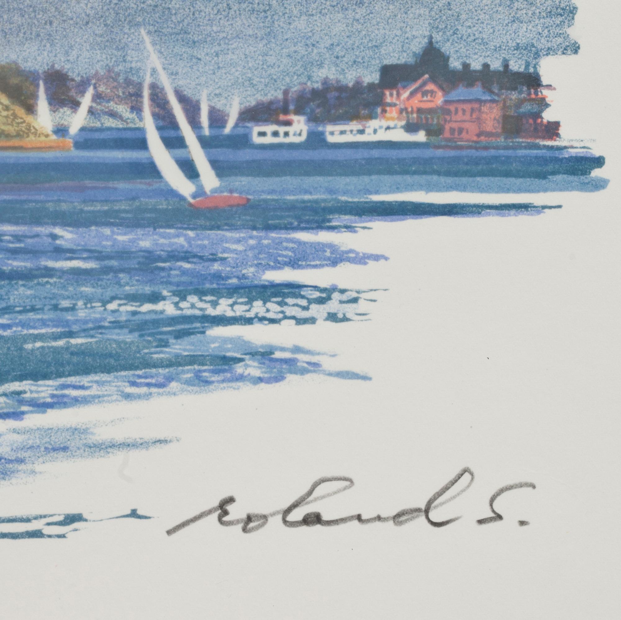 ROLAND SVENSSON, färglitografi, signerad och numrerad 111/360.