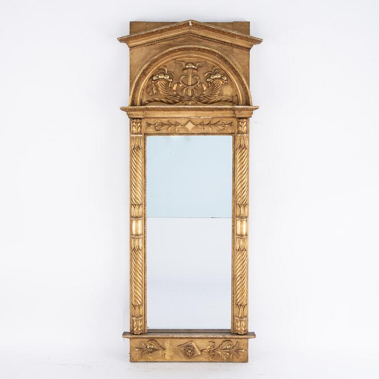 A Swedish Empire mirror, first half of the 19th century.