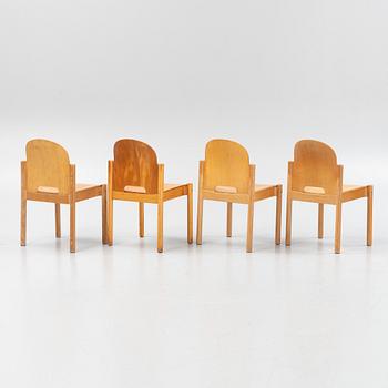 Four chairs, late 1900's.