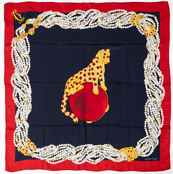 Cartier, a 'Panther Royale' scarf.