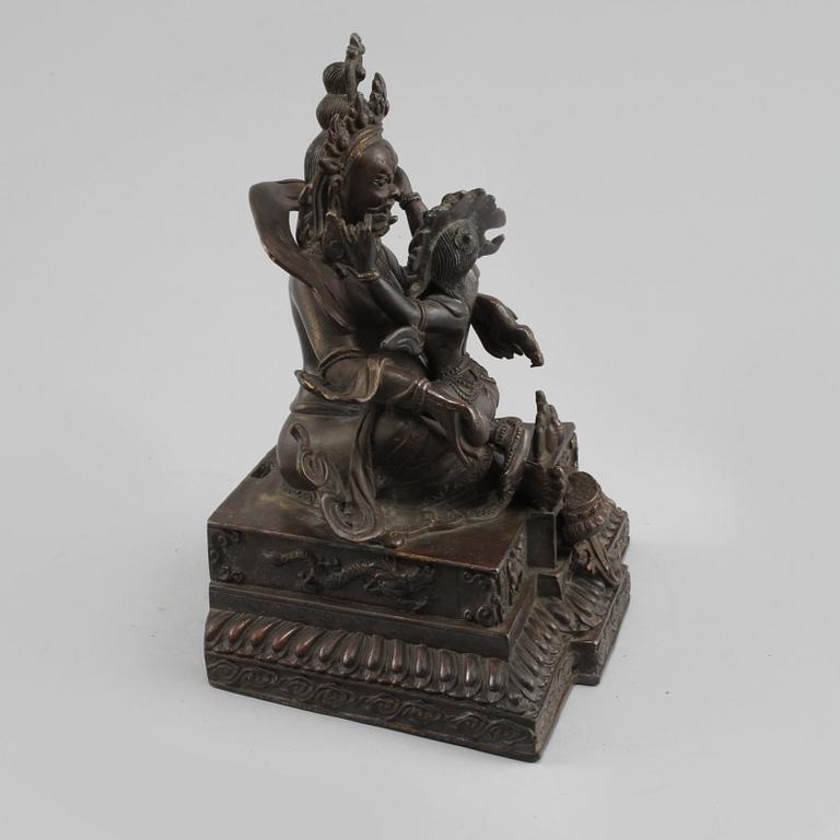 SKULPTUR, brons, Sinotibet, 1800/1900-tal.