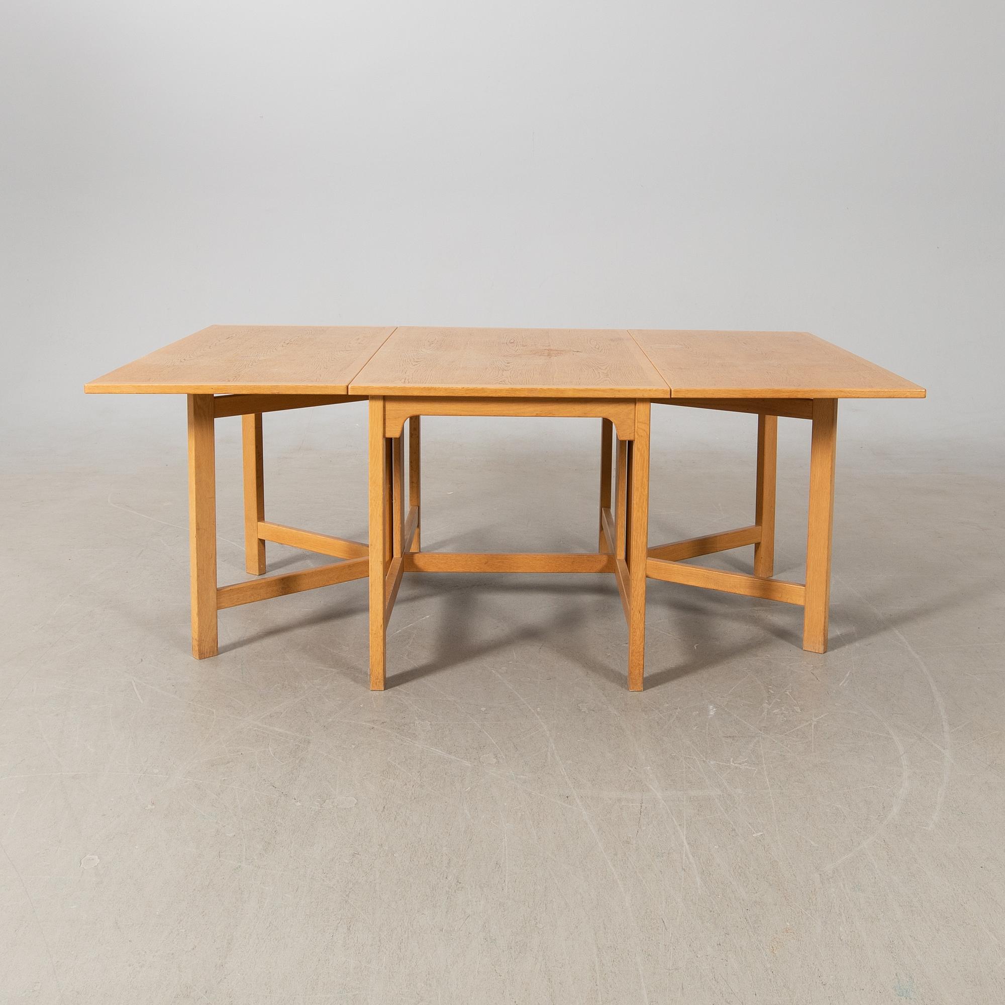Børge Mogensen, drop-leaf table, "Öresund", Karl Andersen & Sons.