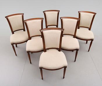 MATSALSSTOLAR, 6 st, 1900-talets andra hälft.