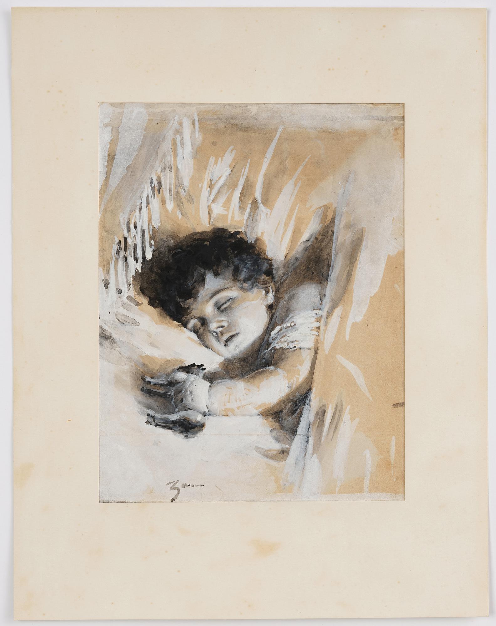 Anders Zorn, Sleeping boy.