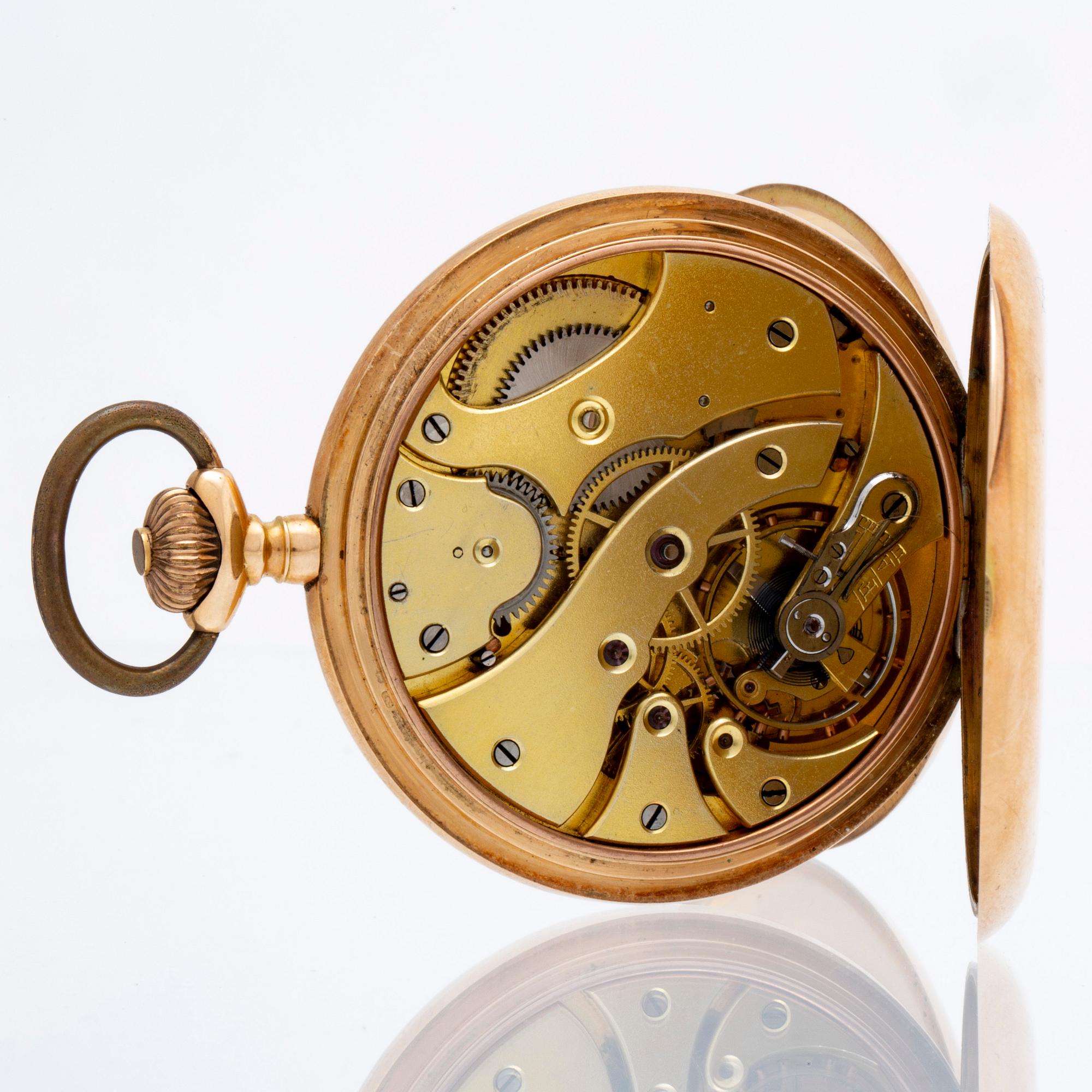 Hunter, pocket watch, 52 mm.
