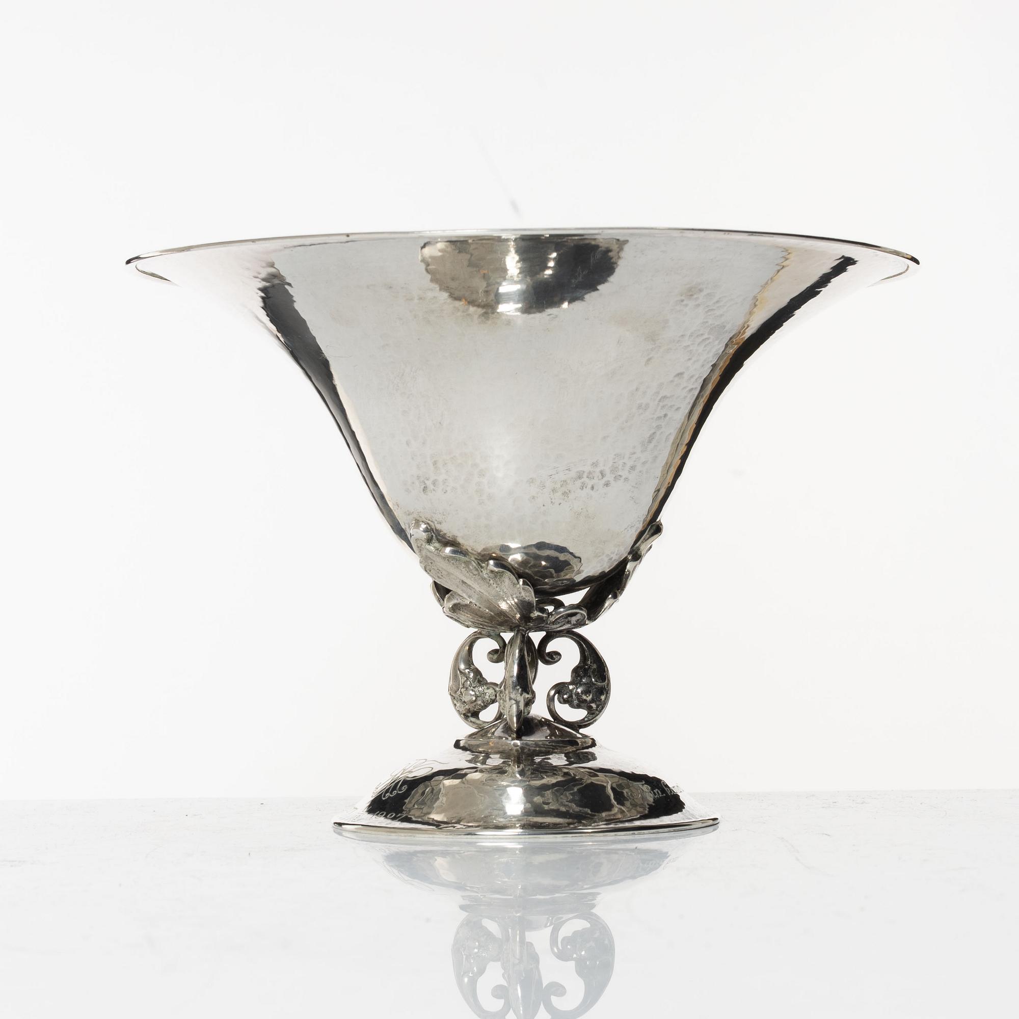 A Swedish silver bowl, mark of K. Anderson, Stockholm 1927.