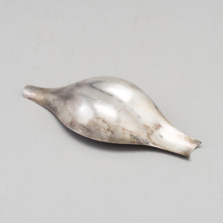 TAPIO WIRKKALA, a silver bowl from Nestor Westerback, Helsinki, Finland, 1954.