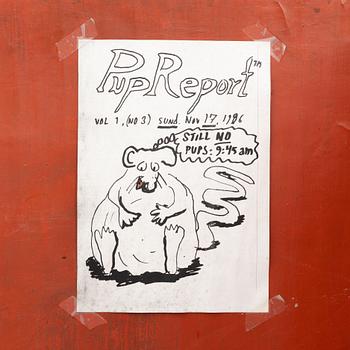 A folding screen, early 20th century.