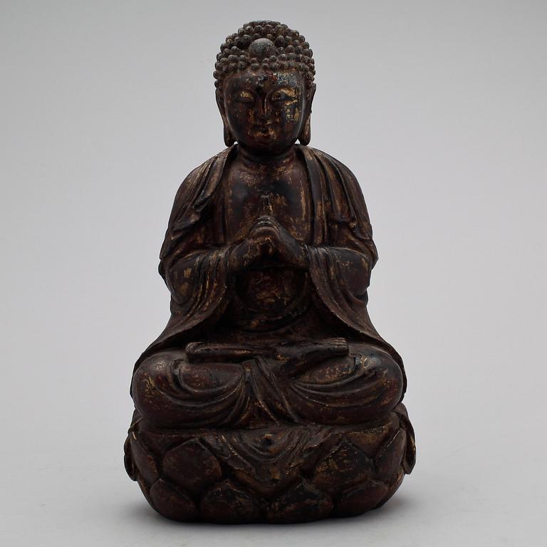 FIGUR, Buddha, troligen 1800-tal.