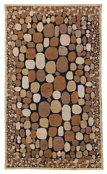 548. CARPET. Knotted pile. 265 x 158,5 cm. Sweden/Finland around 1950.