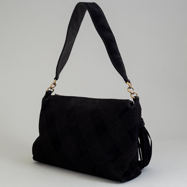 CHANEL, "Wild Stitch Suede Shoulder Bag", 2002-03.