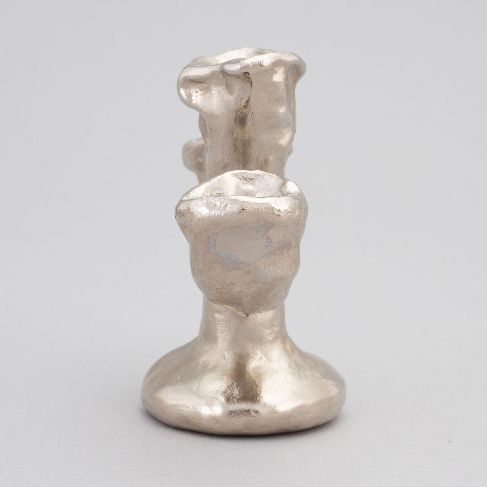 Dan Wolgers, skulptur/kandelaber, brons, signerad.