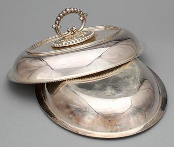 DUBBELKAROTT, nysilver, England 1900-tal.