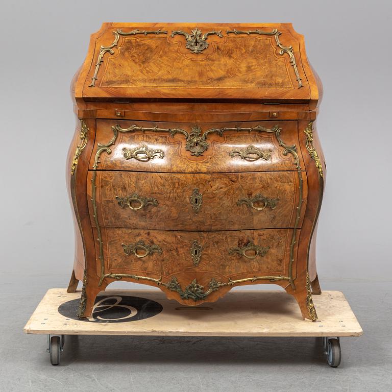 A 19th century rococo style secretaire.