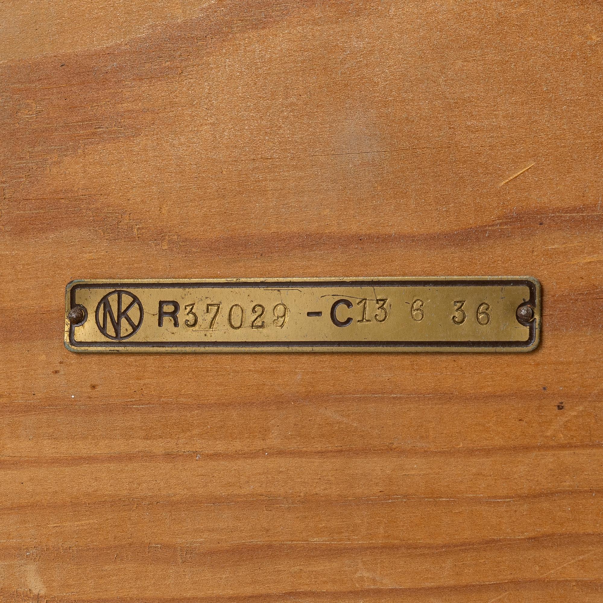 Axel Einar Hjorth, a 'Sibylla' bedside table, Nordiska Kompaniet, 1936.